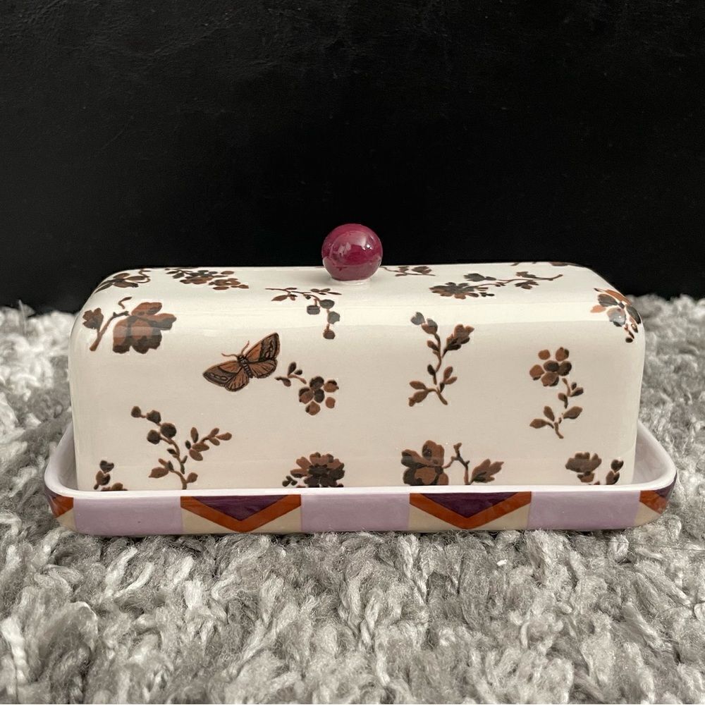 NIB Anthropologie Loren Butter Dish